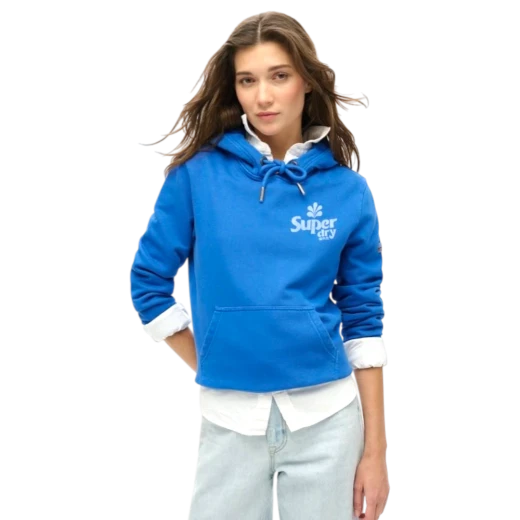 SUPERDRY ŽENSKA DUKSERICA PLAVA 35481