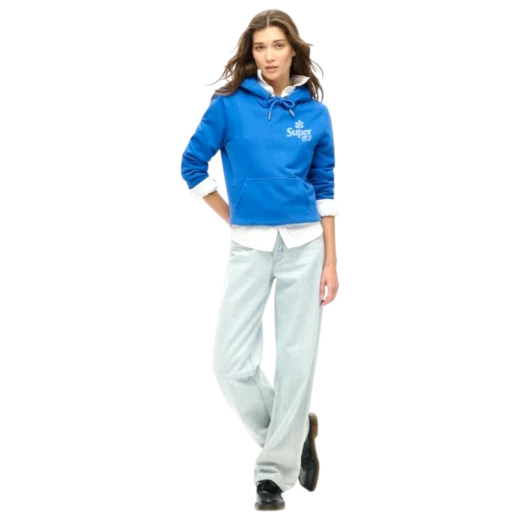 SUPERDRY ŽENSKA DUKSERICA PLAVA 35481