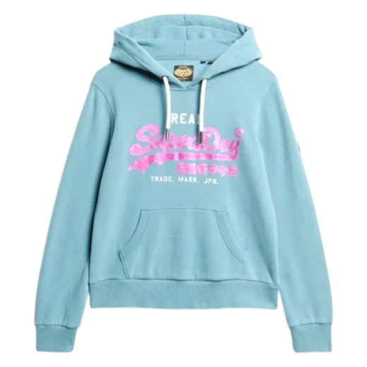 SUPERDRY ŽENSKA DUKSERICA PLAVA