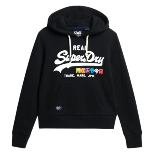 SUPERDRY ŽENSKA DUKSERICA CRNA