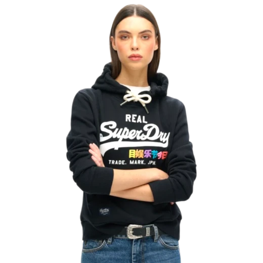 SUPERDRY ŽENSKA DUKSERICA CRNA 37237