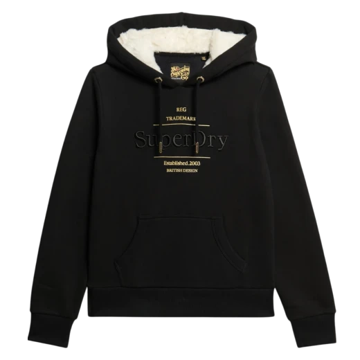SUPERDRY ŽENSKA DUKSERICA CRNA