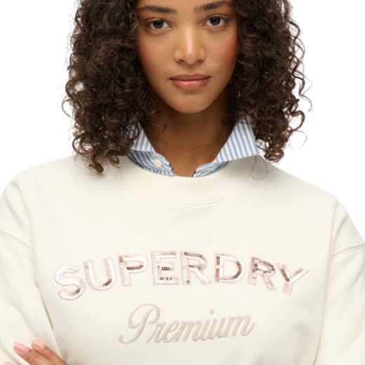 SUPERDRY ŽENSKA DUKSERICA BIJELA 43193
