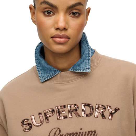 SUPERDRY ŽENSKA DUKSERICA SMEĐA 45251