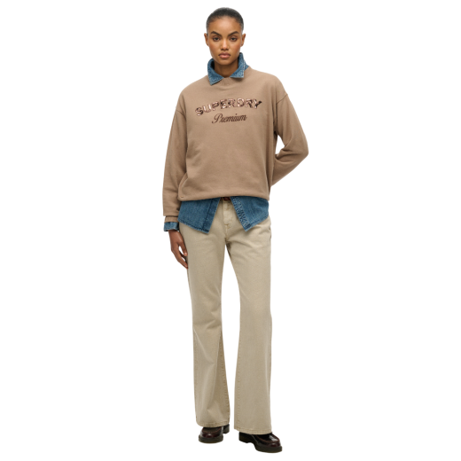SUPERDRY ŽENSKA DUKSERICA SMEĐA 45251