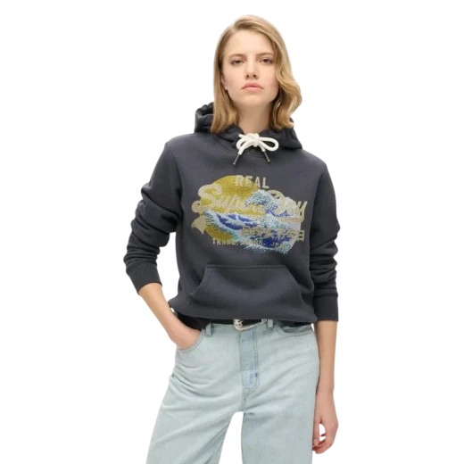 SUPERDRY ŽENSKA DUKSERICA MASLINASTA 45320