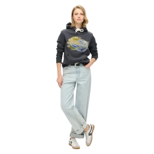 SUPERDRY ŽENSKA DUKSERICA MASLINASTA 45320