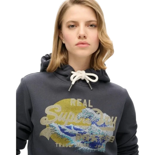 SUPERDRY ŽENSKA DUKSERICA MASLINASTA 45320