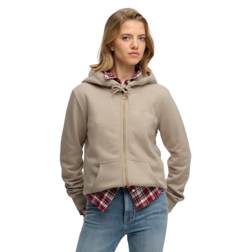 SUPERDRY ŽENSKA DUKSERICA SIVA