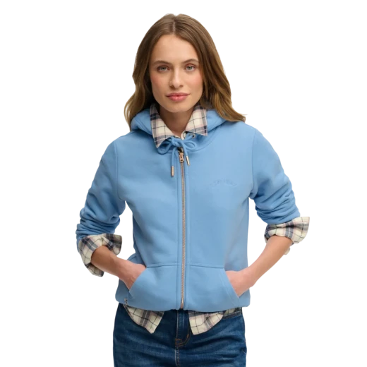 SUPERDRY ŽENSKA DUKSERICA PLAVA