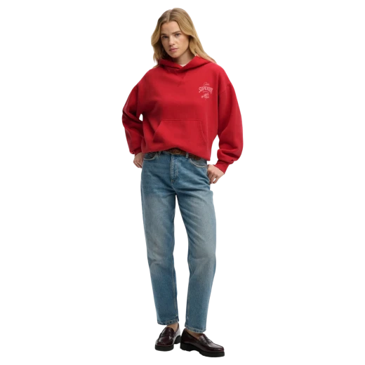 SUPERDRY ŽENSKA DUKSERICA CRVENA 50287