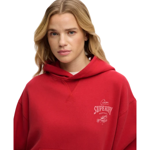 SUPERDRY ŽENSKA DUKSERICA CRVENA 50287