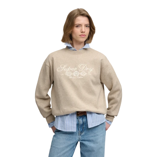 SUPERDRY ŽENSKA DUKSERICA BEŽ