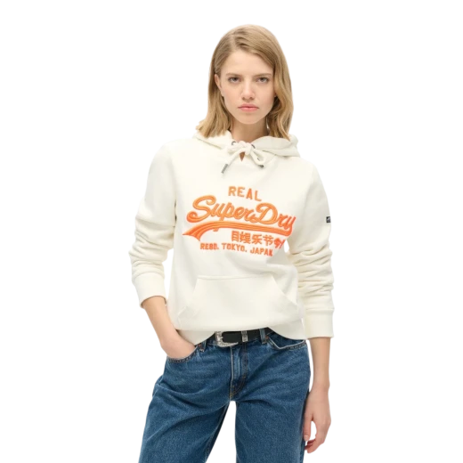 SUPERDRY ŽENSKA DUKSERICA BIJELA