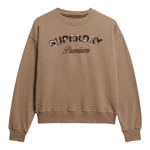SUPERDRY ŽENSKA DUKSERICA SMEĐA