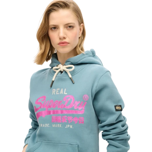 SUPERDRY ŽENSKA DUKSERICA PLAVA 52865