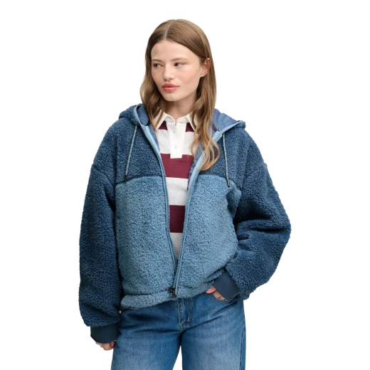 SUPERDRY ŽENSKA DUKSERICA PLAVA 53142