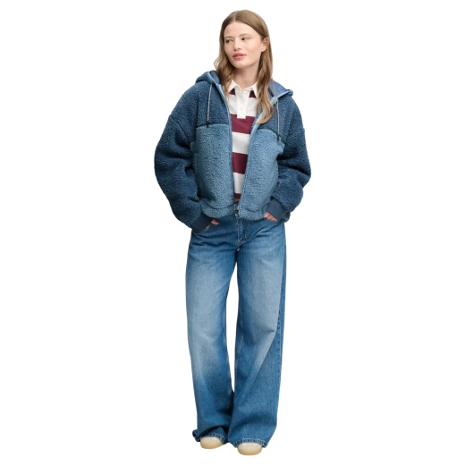SUPERDRY ŽENSKA DUKSERICA PLAVA 53142