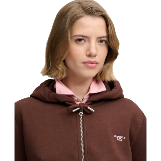 SUPERDRY ŽENSKA DUKSERICA SMEĐA 53149