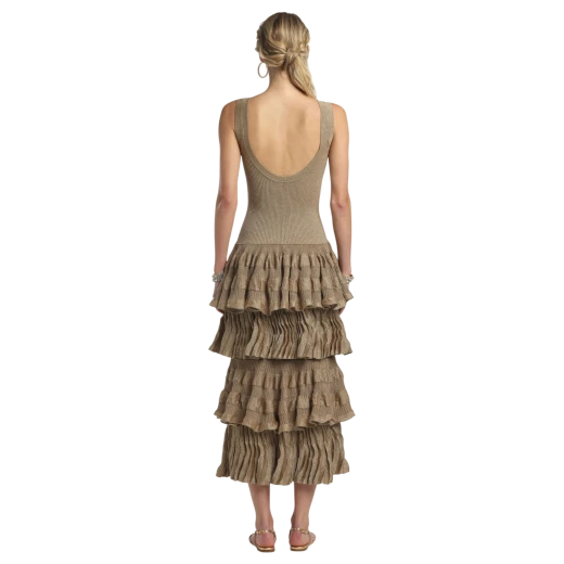 Luisa Spagnoli ŽENSKA HALJINA ZLATNA 50080