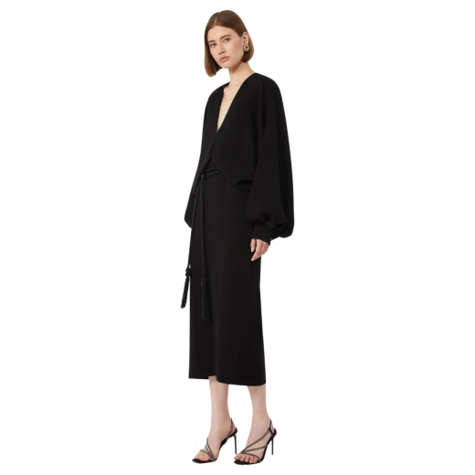 MAX MARA STUDIO ŽENSKA HALJINA CRNA