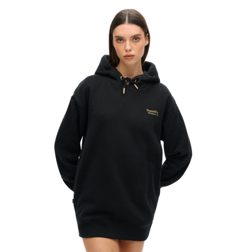 SUPERDRY ŽENSKA HALJINA CRNA