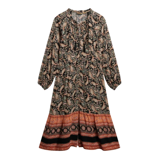 SUPERDRY ŽENSKA HALJINA CRNA 47683