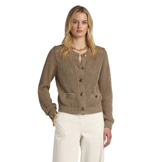 Luisa Spagnoli ŽENSKA JAKNA ZLATNA