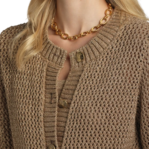 Luisa Spagnoli ŽENSKA JAKNA ZLATNA 46991