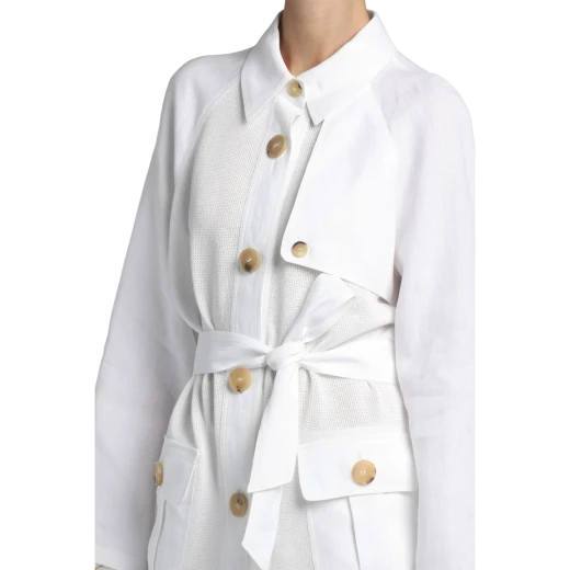 Luisa Spagnoli ŽENSKA JAKNA BIJELA 50037