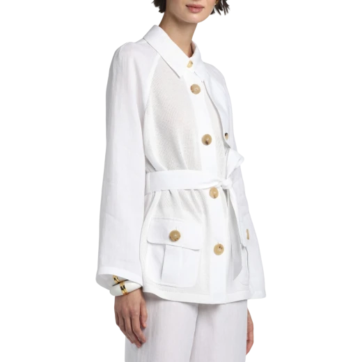 Luisa Spagnoli ŽENSKA JAKNA BIJELA 50037