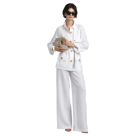 Luisa Spagnoli ŽENSKA JAKNA BIJELA 50037