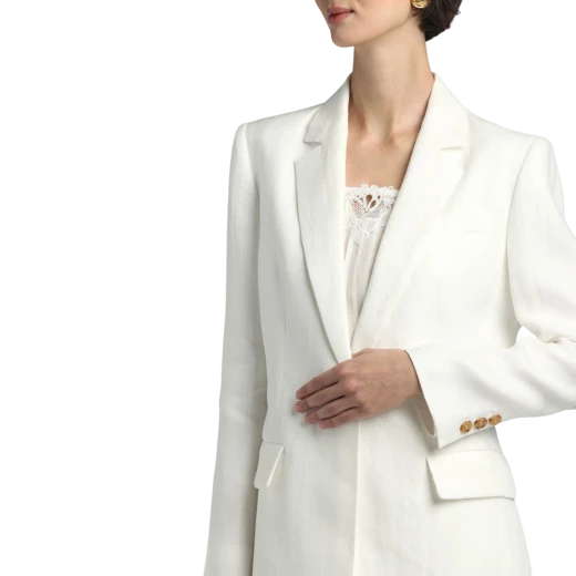 Luisa Spagnoli ŽENSKA JAKNA BIJELA 50050