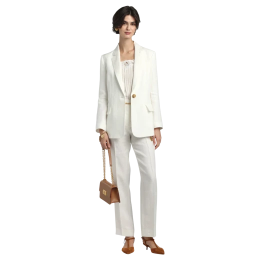 Luisa Spagnoli ŽENSKA JAKNA BIJELA 50050