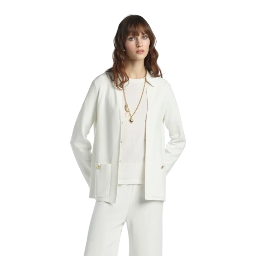 Luisa Spagnoli ŽENSKA JAKNA BIJELA