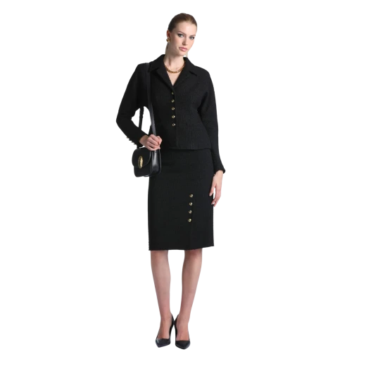 Luisa Spagnoli ŽENSKA JAKNA CRNA 54142