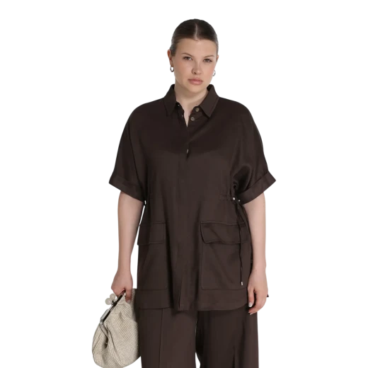 MARINA RINALDI ŽENSKA JAKNA SMEĐA 50447