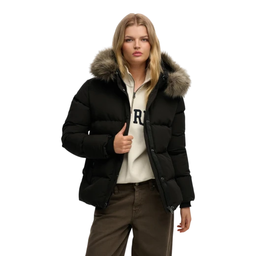 SUPERDRY ŽENSKA JAKNA CRNA