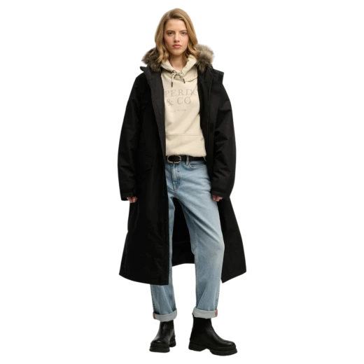 SUPERDRY ŽENSKA JAKNA CRNA