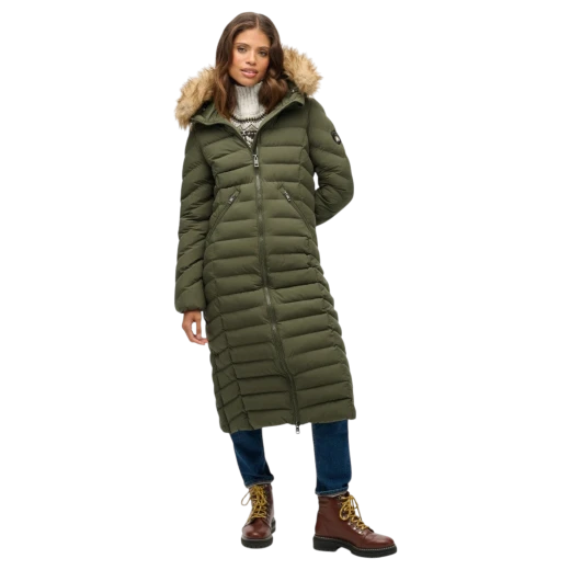 SUPERDRY ŽENSKA JAKNA MASLINASTA
