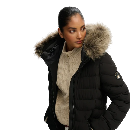 SUPERDRY ŽENSKA JAKNA CRNA 52831