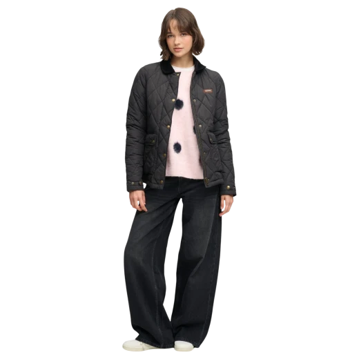 SUPERDRY ŽENSKA JAKNA CRNA 53152
