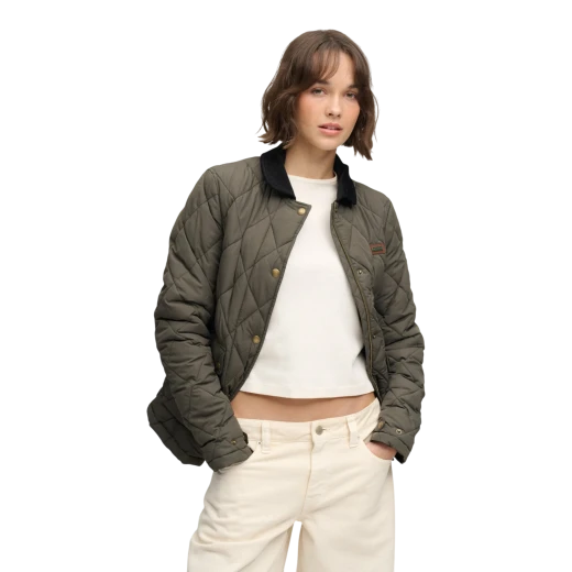 SUPERDRY ŽENSKA JAKNA MASLINASTA