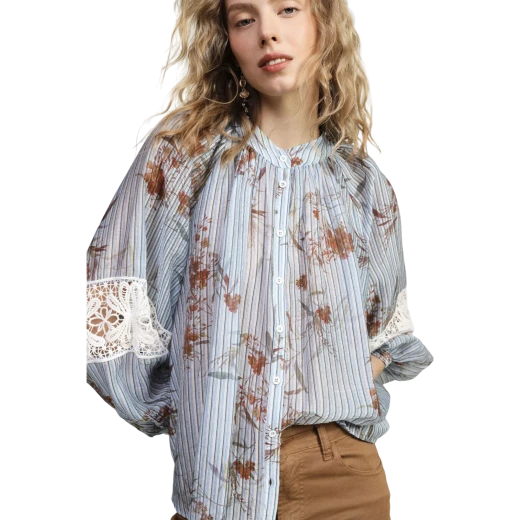 DIXIE ŽENSKA KOŠULJA PLAVA