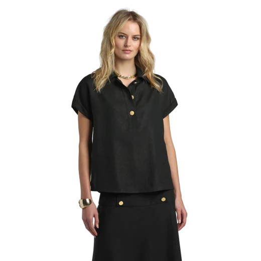 Luisa Spagnoli ŽENSKA KOŠULJA CRNA
