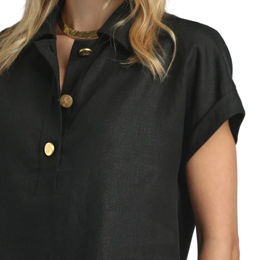 Luisa Spagnoli ŽENSKA KOŠULJA CRNA 46955