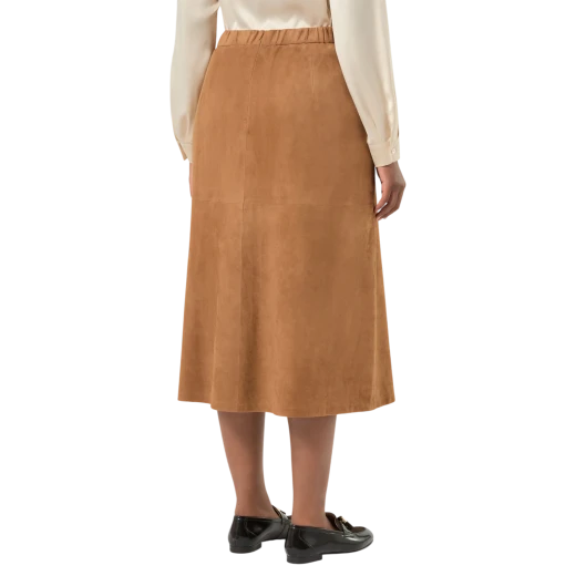 MARINA RINALDI ŽENSKA KOŽNA SUKNJA BEŽ 52273