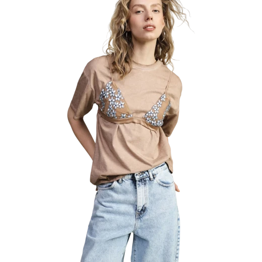 DIXIE ŽENSKA MAJICA BEŽ