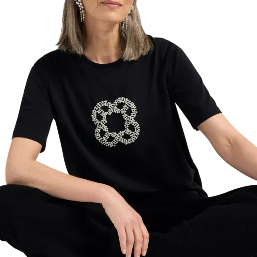ELENA MIRO ŽENSKA MAJICA CRNA 51643