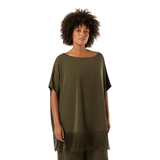 MARINA RINALDI ŽENSKA MAJICA MASLINASTA 48118